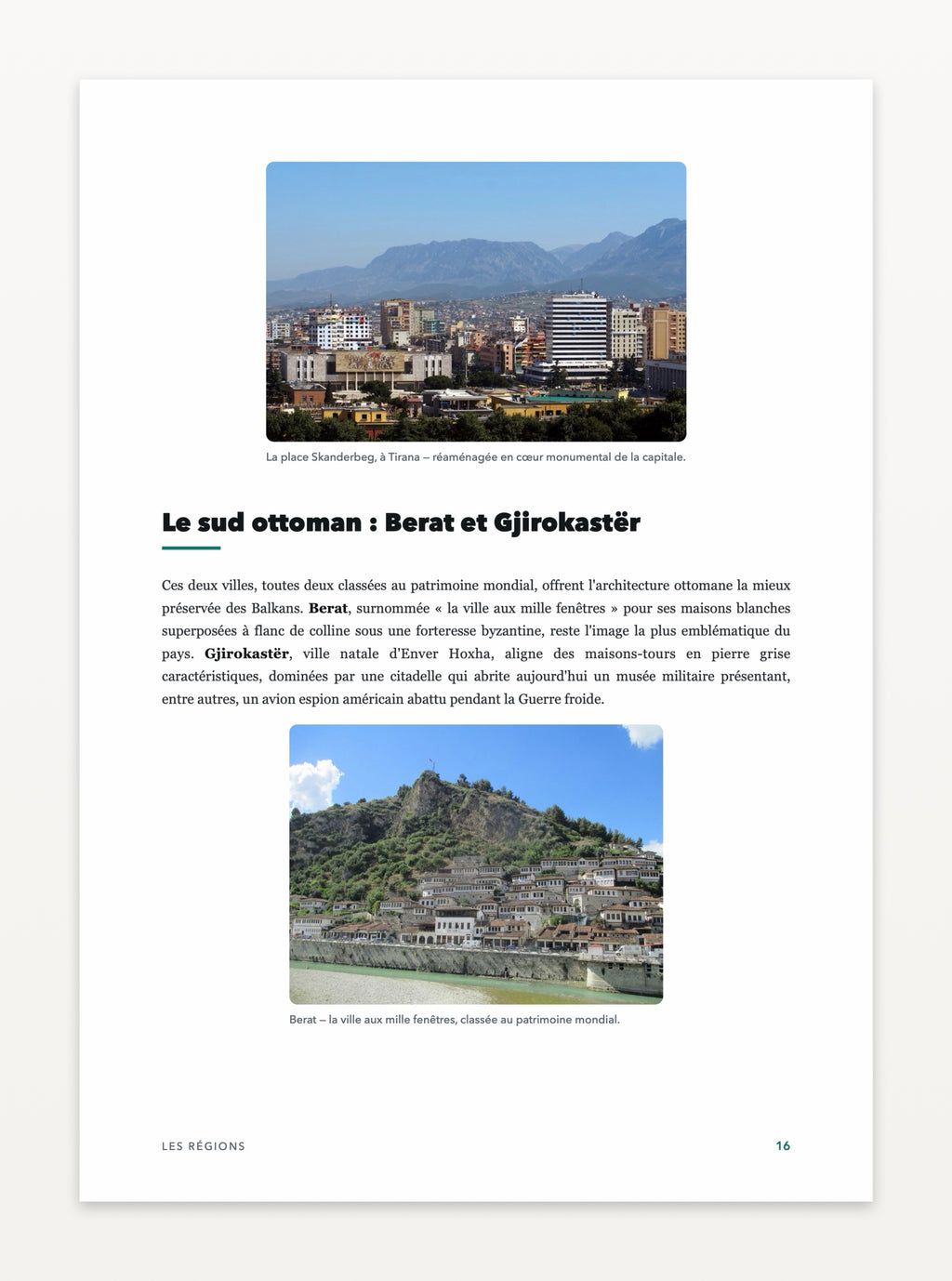Aperçu d'une page — Albanie