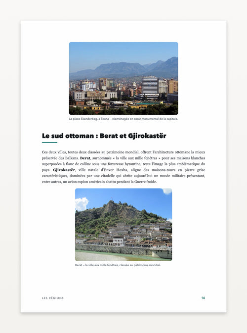 Aperçu d'une page — Albanie
