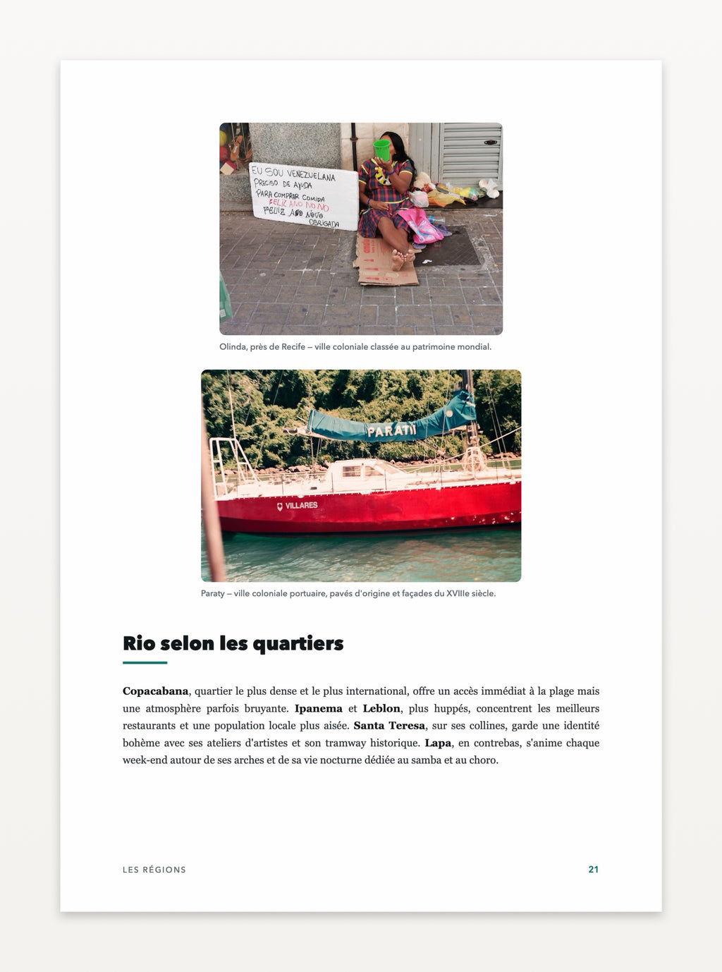 Aperçu d'une page — Brésil