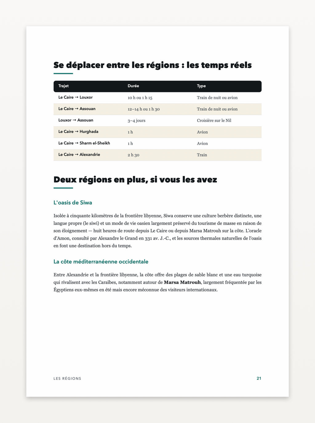 Aperçu d'une page — Égypte