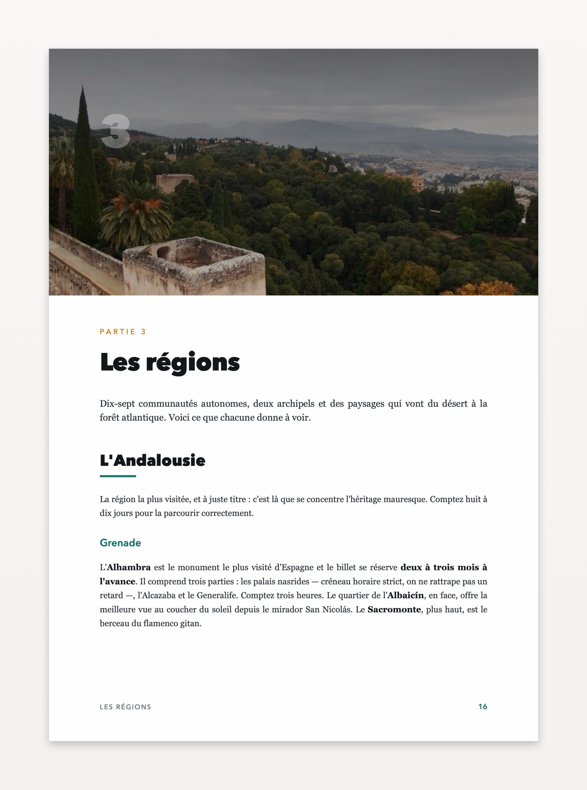 Aperçu d'une page — Espagne