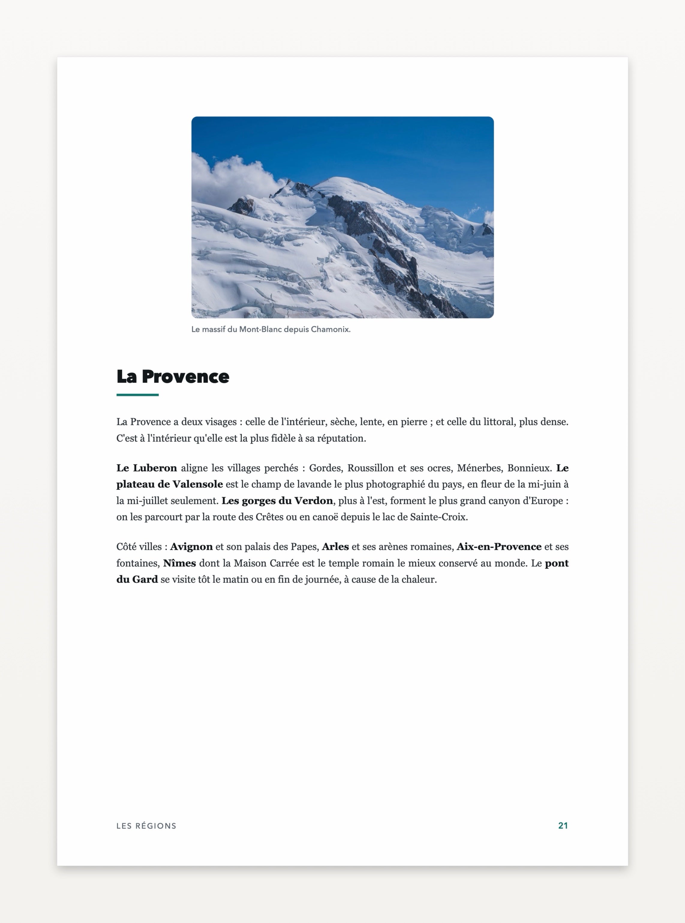 Aperçu d'une page — France