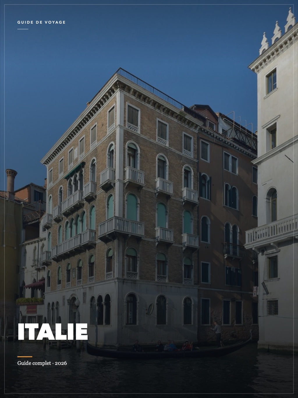 Couverture du guide Guide de voyage — Italie