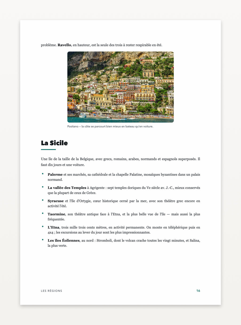 Aperçu d'une page — Italie