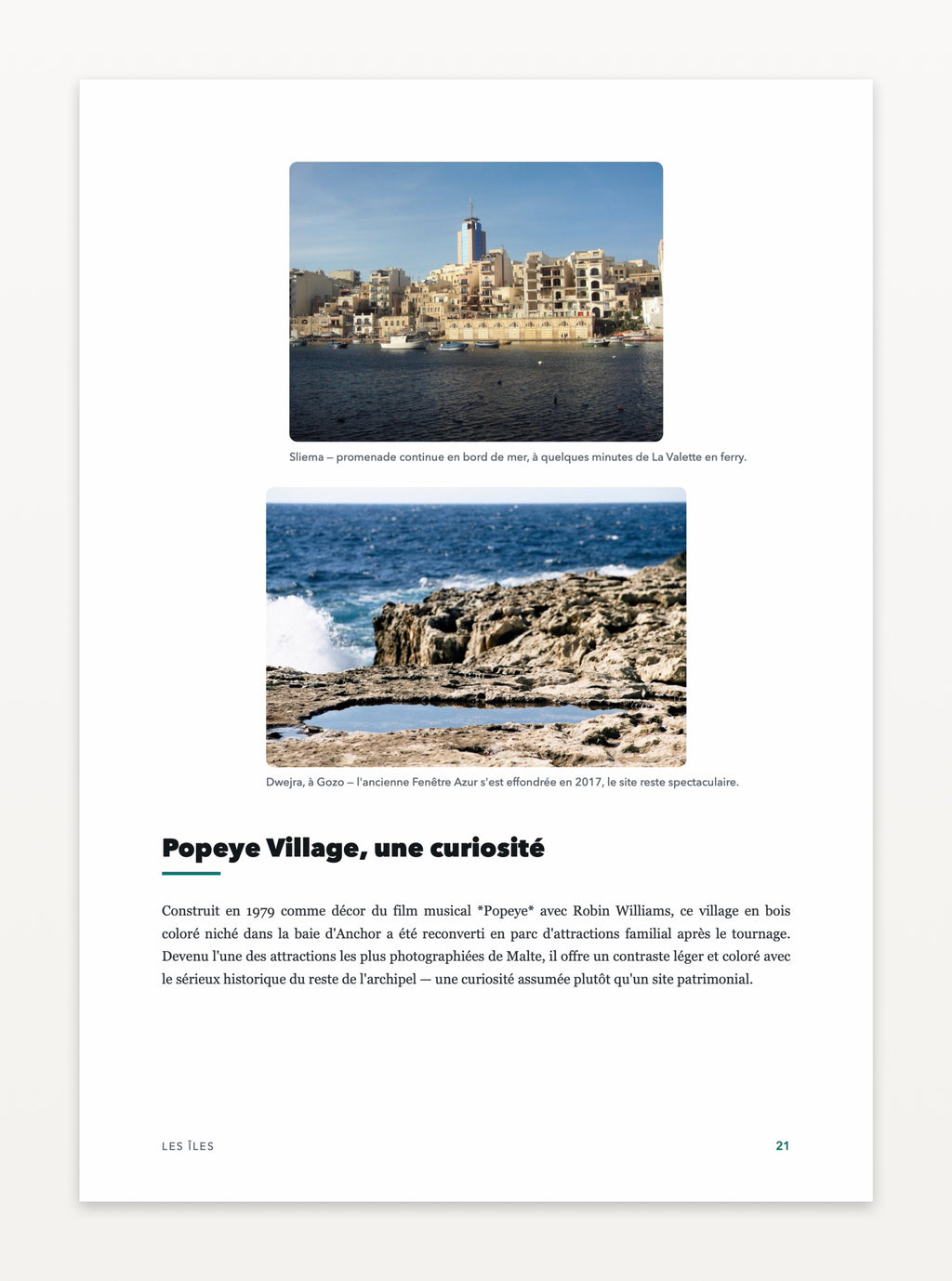 Aperçu d'une page — Malte