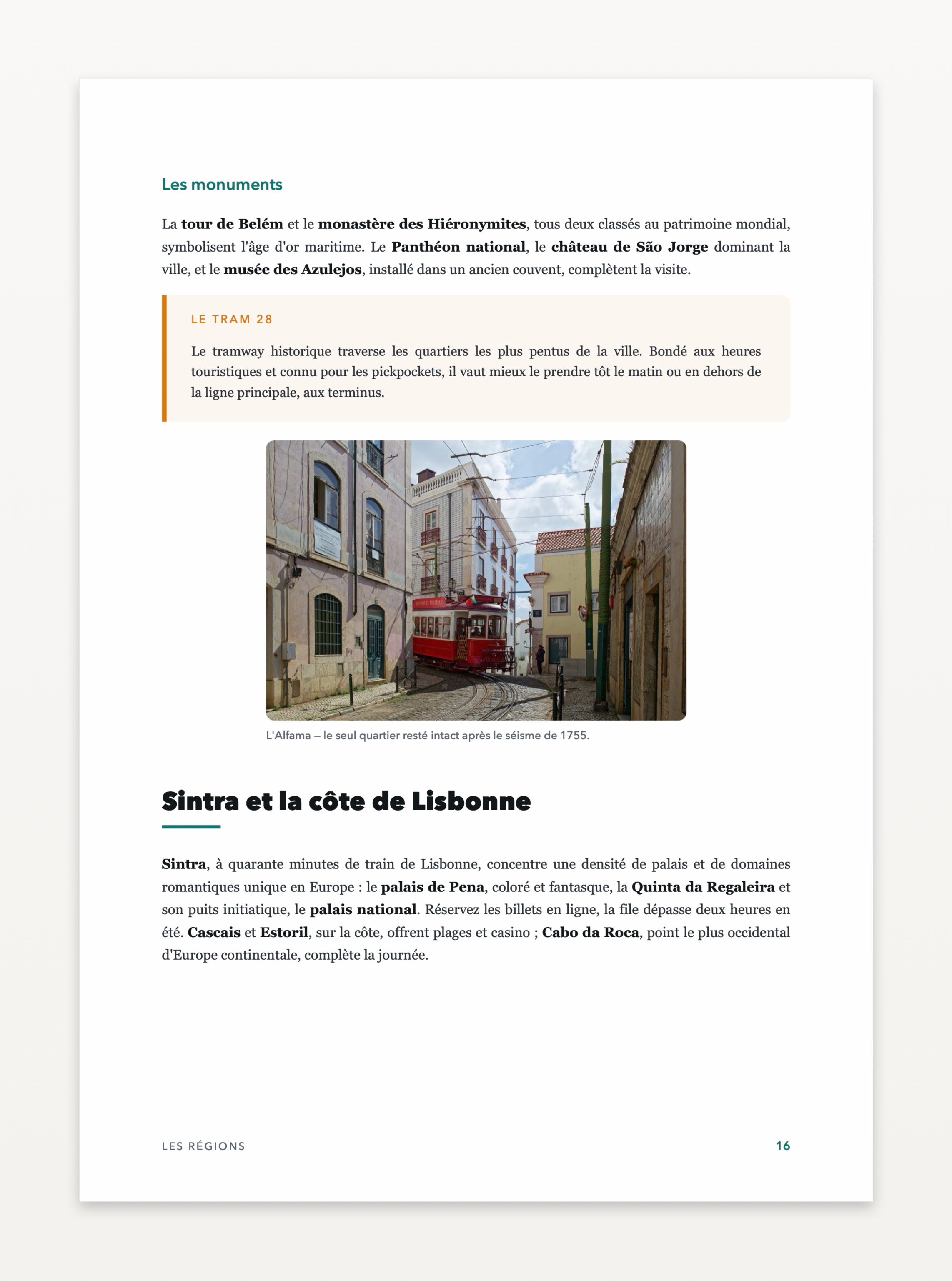 Aperçu d'une page — Portugal