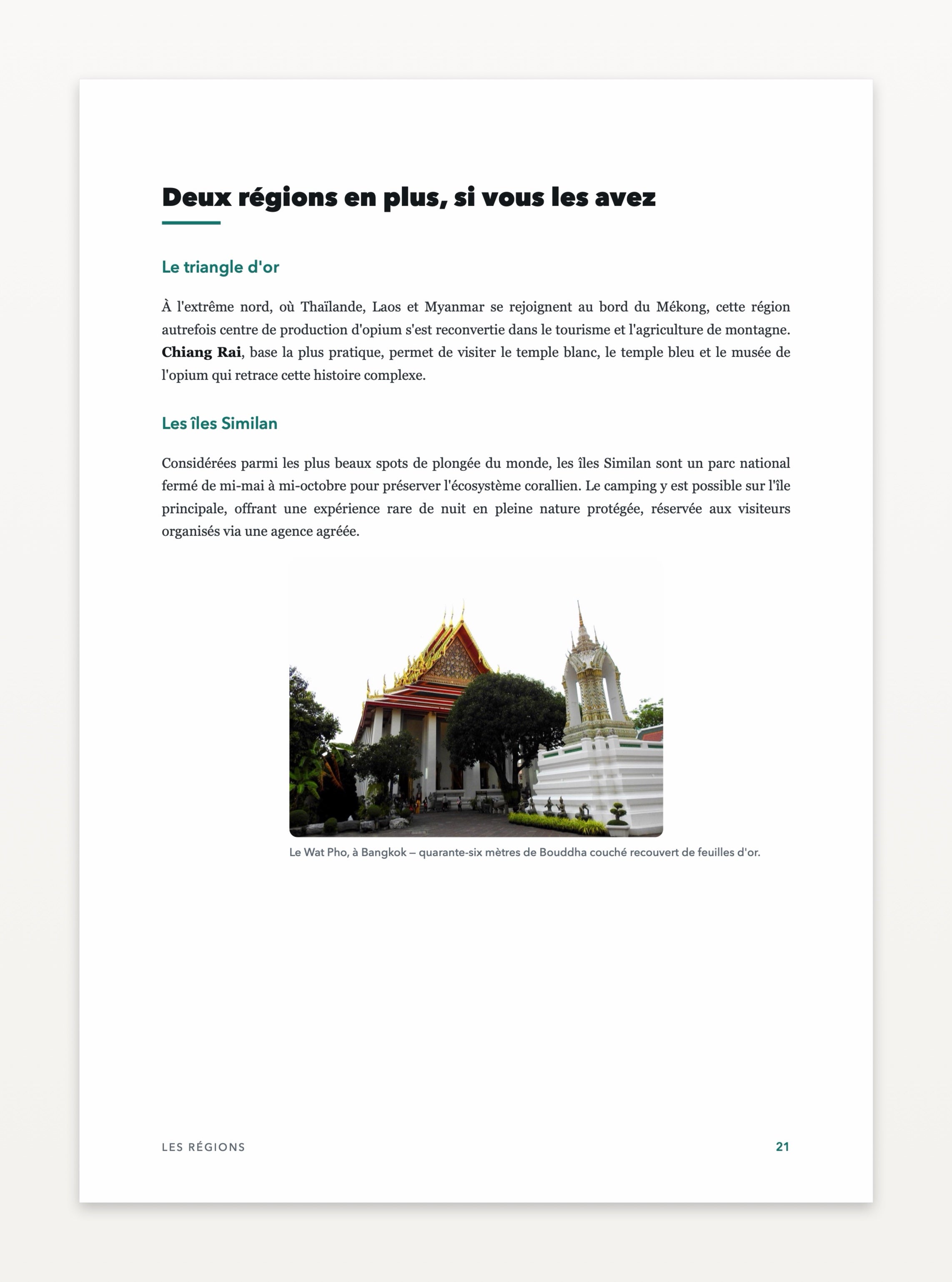 Aperçu d'une page — Thaïlande